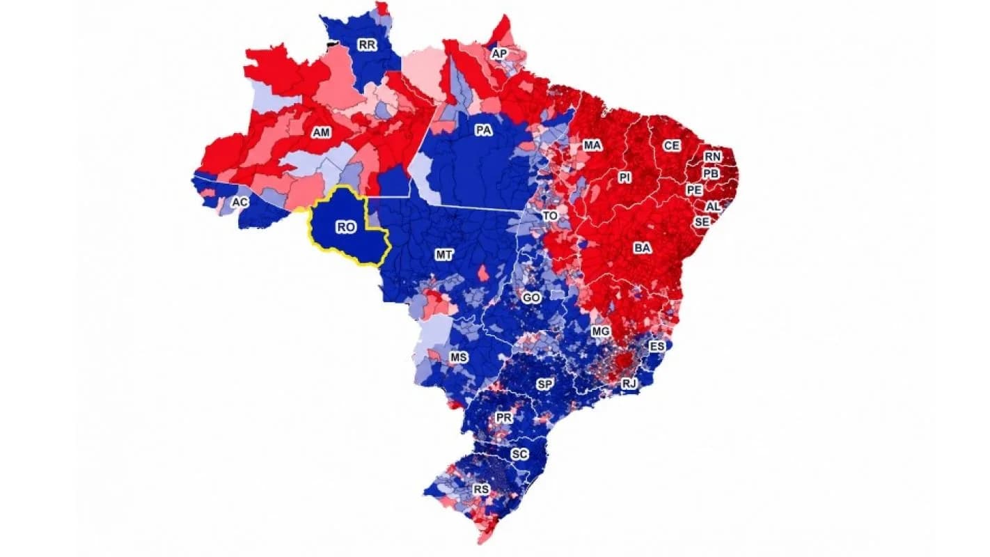Rondônia consolida hegemonia conservadora e é o único estado com 100% de vitórias municipais para Flávio Bolsonaro no 1º turno de 2026
